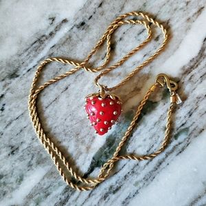 🍓Kenneth Jay Lane🍓Strawberry Necklace
